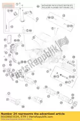 Aquí puede pedir engranaje de bomba de aceite 24-t 03 de KTM , con el número de pieza 60038001024: