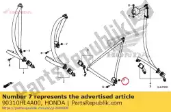 moer, flens (7/16-20) van Honda, met onderdeel nummer 90310HL4A00, bestel je hier online: