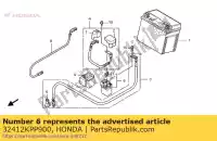 32412KPP900, Honda, cavo, terra honda cbr 125 2004 2005 2006 2007 2008 2009 2010, Nuovo