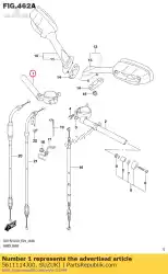 Here you can order the handlebar,r from Suzuki, with part number 5611114J00: