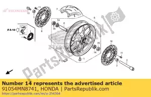 honda 91054MN8741 cuscinetto, sfera radiale, 6004 (uu) (ntn) - Il fondo