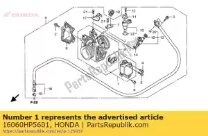 Honda 16060HP5601 conjunto de sensores - Lado inferior