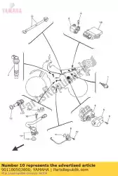 Tutaj możesz zamówić ? Ruba z ? Bem o gnie? Dzie sze? Ciok? Tnym od Yamaha , z numerem części 901100503800: