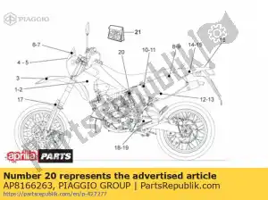 Piaggio Group AP8166263 decalcomania dell'ammortizzatore - Il fondo