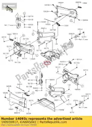 Tutaj możesz zamówić 01 pokrywa,drzwi,prawe,lwr od Kawasaki , z numerem części 140930817: