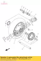 59C253170100, Yamaha, spacer, lager yamaha  xp 500 530 560 2013 2014 2015 2016 2017 2018 2019 2020 2021, Nieuw