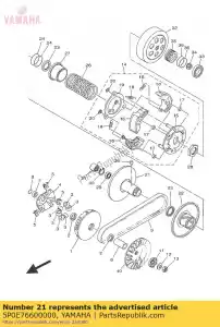 yamaha 5P0E76600000 secondary fixed sh - Bottom side