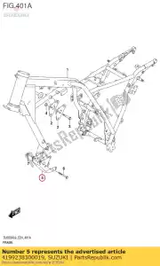 Suzuki 4199238300019 piastra, eng.mount - Il fondo