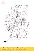 5XC23102H000, Yamaha, voorvork assy (l.h) yamaha yz yzf 250, Nieuw