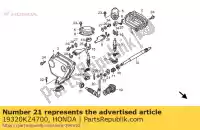 19320KZ4700, Honda, Arm comp., pinion shaft ( honda cr crr 125, New