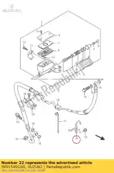 Aquí puede pedir abrazadera, embrague ho de Suzuki , con el número de pieza 5991549G00: