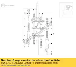 Here you can order the screw (spare parts mingxing) from Piaggio Group, with part number 665678: