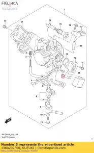 suzuki 1360202F00 schroef - Onderkant