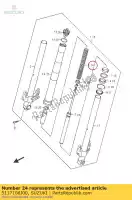 5117108J00, Suzuki, voorjaar suzuki gsr  a zaue za aue ue z gsr750 gsr750a gsr750za 750 , Nieuw