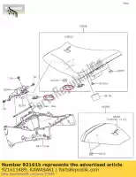 921611489, Kawasaki, demper, zitting krt750acf kawasaki  er-6f er-6n z zx 600 636 650 750 800 1000 2004 2005 2006 2007 2008 2009 2010 2011 2012 2013 2014 2015 2016 2017 2018 2019 2020 2021, Nieuw