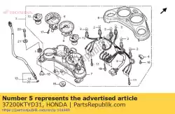 snelheidsmeter comp. (km / u) van Honda, met onderdeel nummer 37200KTYD31, bestel je hier online: