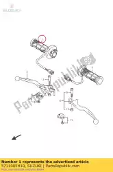 Here you can order the heater assy,thr from Suzuki, with part number 5711005H10: