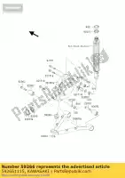 592661115, Kawasaki, rotule kvf300-a3 kawasaki kvf 300 400 2001 2002, Nouveau