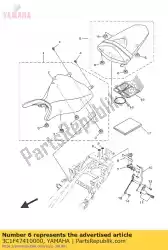 Aquí puede pedir cojín, asiento de Yamaha , con el número de pieza 3C1F47410000: