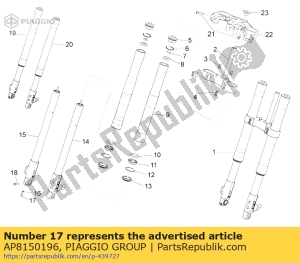 aprilia AP8150196 tornillo hexagonal m10x35 - Lado inferior