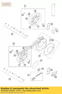 ktm 45009070000 jante 1,50x10 'acier - La partie au fond