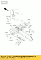 120531428, Kawasaki, geleideketting, carter, omhoog kawasaki zr7  f s zr zephyr d 7 7s 750 , Nieuw