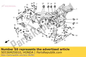 honda 50536MZ0010 haak, veer - Onderkant