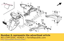 Ici, vous pouvez commander le reste, r. Fender a auprès de Honda , avec le numéro de pièce 80115MFJD00: