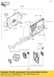 Here you can order the bolt,socket,6x10 vn900c7f from Kawasaki, with part number 921531527: