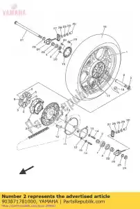 yamaha 903871781000 ko?nierz - Dół