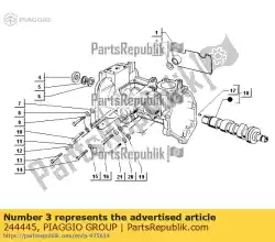 Qui puoi ordinare distanziatore da Piaggio Group , con numero parte 244445: