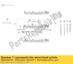 Tutaj możesz zamówić zablokowany od Piaggio Group , z numerem części RB000005: