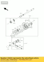 410341188, Kawasaki, drum-assy,fr brake kawasaki el eliminator f d e el250 el250d el252 252 250 , New