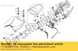 Aquí puede pedir asiento comp., pasajero de Honda , con el número de pieza 77300KPPT00: