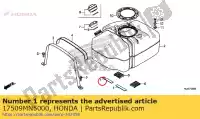 17509MN5000, Honda, coussin, bac à piles (a) honda  gl st trx 300 700 1000 1100 1500 1988 1989 1990 1991 1992 1993 1994 1995 1996 1997 1998 1999 2000 2001 2007 2008 2017 2018 2019 2020, Nouveau