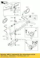 460120024, Kawasaki, alça de suporte, upp vn2000-a2 kawasaki vn 2000 2004 2005 2006, Novo