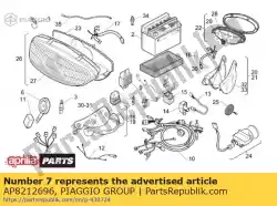 Tutaj możesz zamówić w?? Cznik ? Wiat? A w górnej skrzynce od Piaggio Group , z numerem części AP8212696: