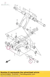 Here you can order the seal,dust,lever from Suzuki, with part number 6216203B00: