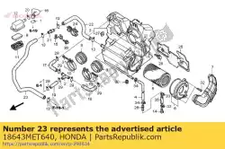 Here you can order the tube, fr. Air from Honda, with part number 18643MET640: