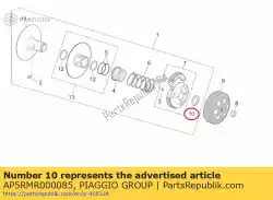 moer van Piaggio Group, met onderdeel nummer AP5RMR000085, bestel je hier online: