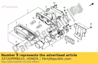 33720MM8610, Honda, light assy., licentie (12v 5w) honda vt 1100 1988 1994 1995, Nieuw