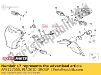 AP8127655, Aprilia, Câblage des phares avec faisceau, Nouveau