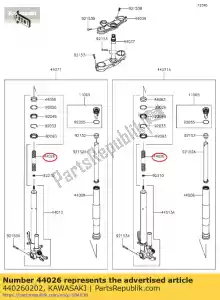 kawasaki 440260202 przedni widelec spr??ynowy zx1000rgf - Dół