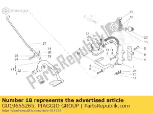 Piaggio Group GU19655265 joint - Bottom side