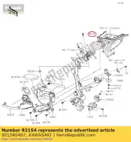 921540467, Kawasaki, bout, 6x25 kawasaki er6f  f er6n e er650 ex650 er 6f abs 6n klx230r klx230 650 230 , Nieuw