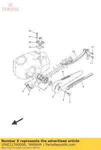 yamaha 1P6E21760000 tandwiel, nokkenketting; - Onderkant