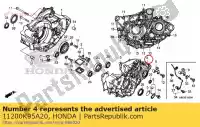 11200K95A20, Honda, carter comp., g. honda  250 2018 2019, Nouveau