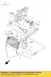 Here you can order the hose, oil 1 from Yamaha, with part number 5UHE34640100: