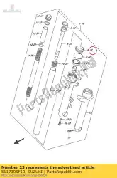 Qui puoi ordinare sigillo, polvere da Suzuki , con numero parte 5117305F10: