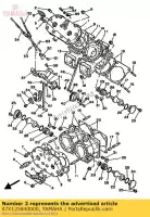 47X125840000, Yamaha, joint, tuyau 3 yamaha rd rdlc 500, Nouveau